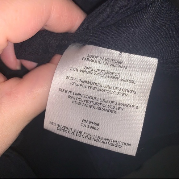 Theory Blue Blazer Tailored Suit Jacket 6 - Picture 4 of 9